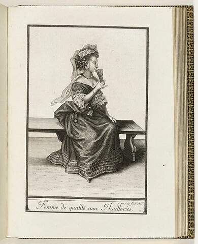 Femme de qualité aux Tuileries, image 1/1