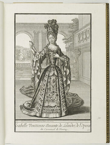 Isabelle vénitienne amante de Léandre, de l'Opéra du Carnaval de Venise