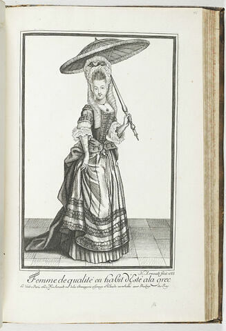 Femme de qualité en habit d'été à la grecque, image 1/1