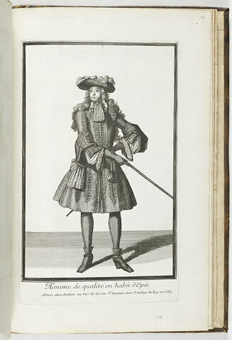 Homme de qualité en habit d'épée, image 1/1