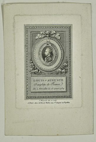 Portrait de Louis Auguste, Dauphin de France, image 1/1