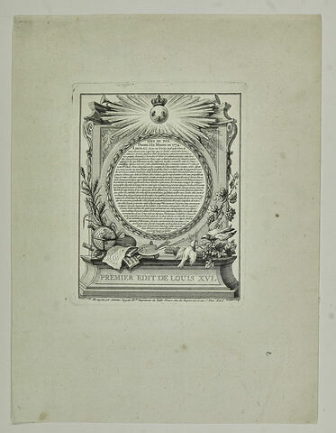 Premier édit de Louis XVI