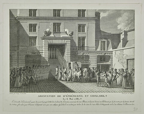 Arrestation de d'Epremesnil et Goislard, le 6 mai 1788, image 1/1