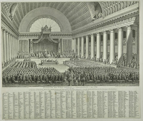 Ouverture des Etats Généraux à Versailles le 5 mai 1789, image 1/1