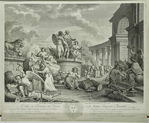 Epoque de la Liberté française ou Monument à la gloire de Louis XVI, image 1/1