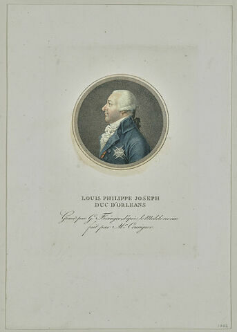 Louis Philippe Joseph duc d'Orléans, image 1/1