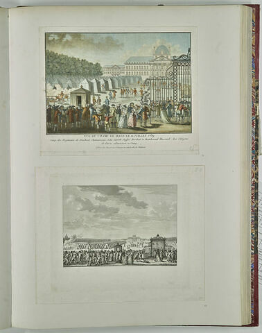 Vue du Champs de Mars le 12 juillet 1789, image 2/2