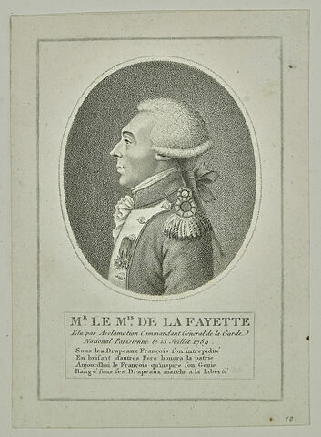 Mr. le marquis de La Fayette, image 1/1