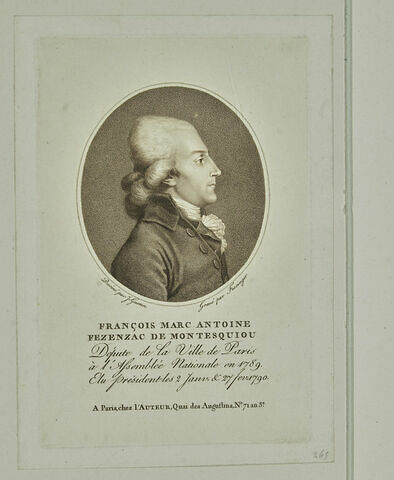 François Marc Antoine Fezenzac de Montesquiou, image 1/1