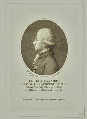 Louis Alexandre duc de la Rochefoucauld, image 1/1