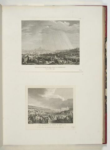Travaux du Champ de Mars pour la Fédération du 14 juillet 1790, image 2/2