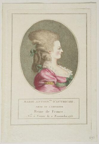 Marie Antoinette d'Autriche, soeur de l'Empereur, Reine de France, image 1/2