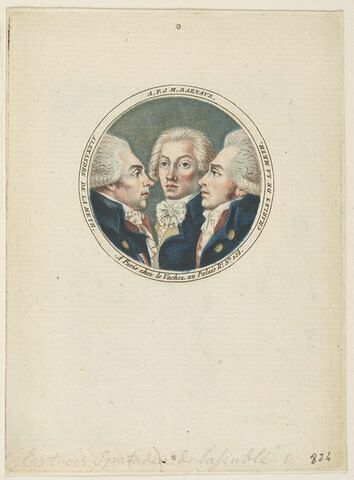 Alexandre de Lameth, A.P.J.M. Barnave, Charles de Lameth, image 1/2