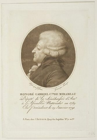 Honoré Gabriel Cte de Mirabeau, image 1/1