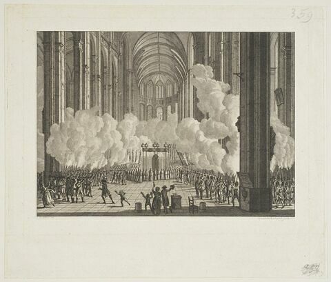Pompe funèbre de Mirabeau le 4 avril 1791, image 1/1
