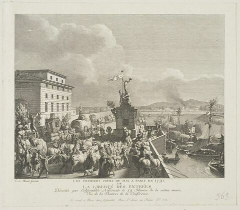 Les premiers jours de mai à Paris en 1791 ou la Liberté des entrées