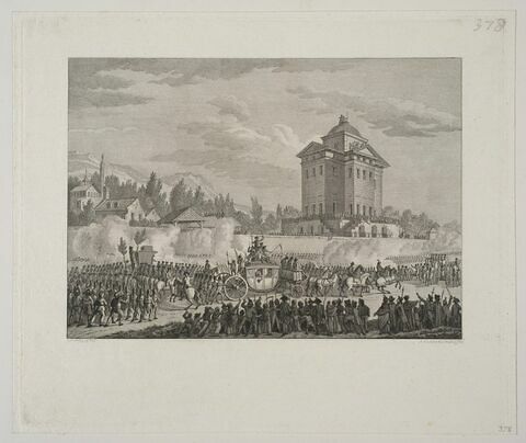 Retour de Varennes. Arrivée de Louis Capet à Paris le 25 juin 1791, image 1/2