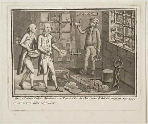Grands Envoyés de leurs Majestés les Jacobins pour le blanchissage de Jourdan et son armée, leurs confrères, image 1/2