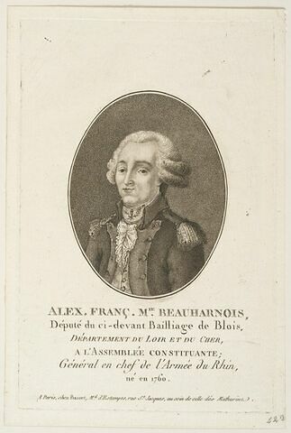 Alexandre François Marie Beauharnais, image 1/1