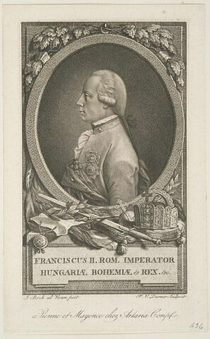 François II Empereur romain, roi de Bohême et de Hongrie