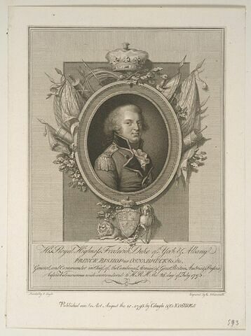 Frederick Duke of York & Albany, Prince Bishop of Osnabruck, image 1/1