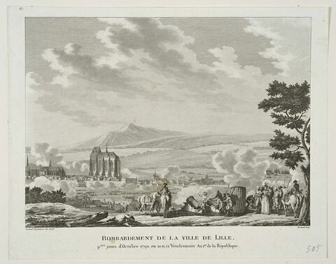 Bombardement de la ville de Lille, image 1/1