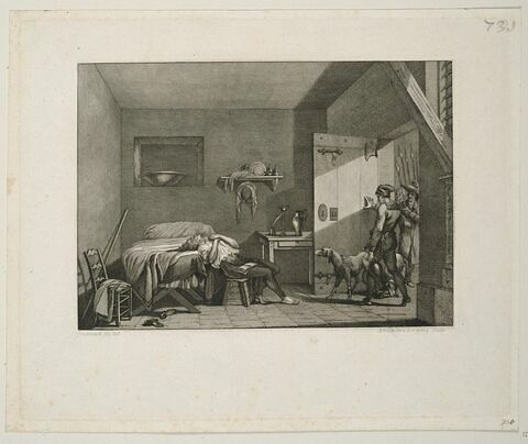 Condorcet se donnant la mort dans sa prison, image 1/1