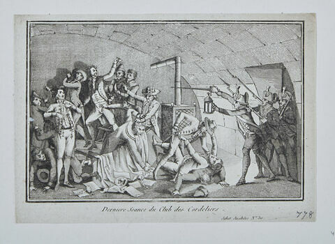 Dernière séance du club des Cordeliers, image 1/1