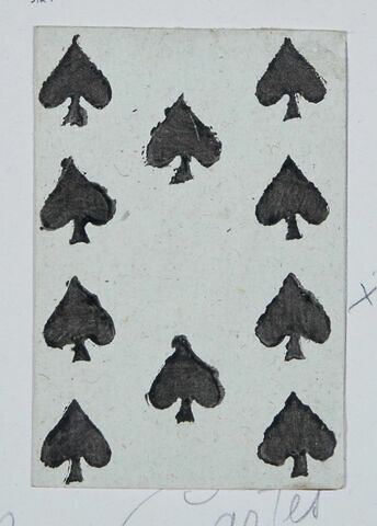 Cartes révolutionnaires : dix de pique, image 1/1