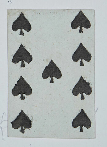 Cartes révolutionnaires : neuf de pique, image 1/1