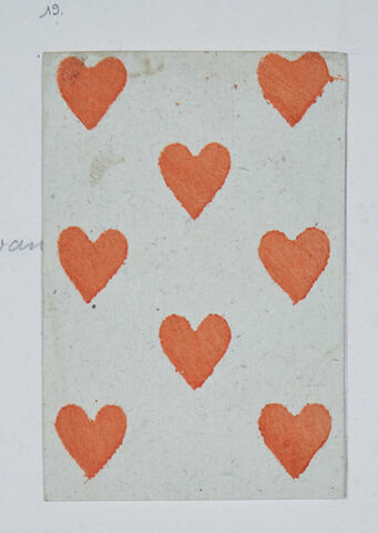 Cartes révolutionnaires : huit de coeur, image 1/1