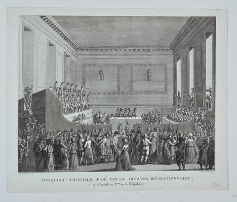 Fouquier-Tinville jugé par le tribunal révolutionnaire, image 1/1