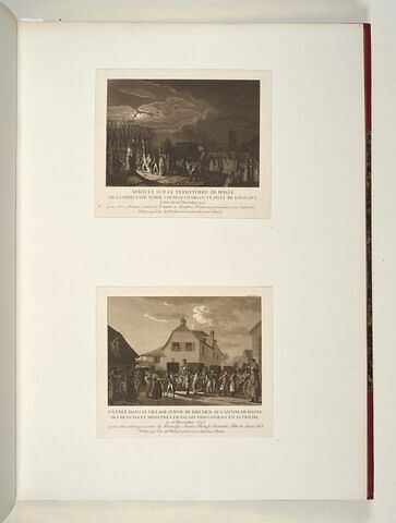 Arrivée sur le territoire de Basle de la Princesse Marie Thérèse Charlotte fille de Louis XVI, le soir du 26 décembre 1795, image 2/2
