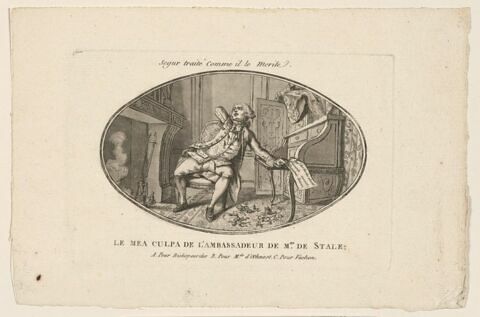 Le Mea Culpa de l'ambassadeur de Mme de Stael, image 1/1