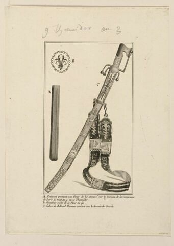 Sabre de Billaud Varennes exécuté sur le dessin de David, image 1/2