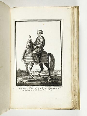 Ottapasch Porrutschnick ou Lieutenant des Janissaires de la Garde du roi de Pologne, image 1/1