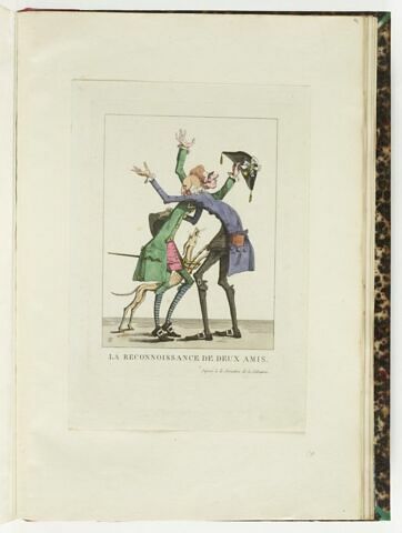 La reconnoissance de deux amis., image 1/1