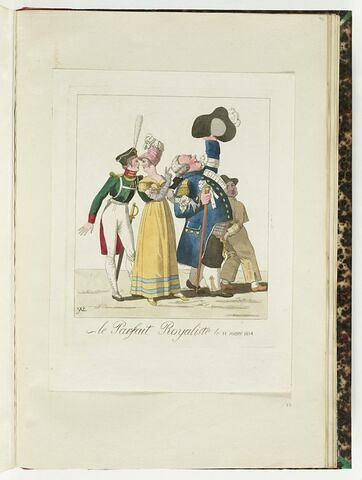 Le Parfait Royaliste le 31 mars 1814, image 1/1