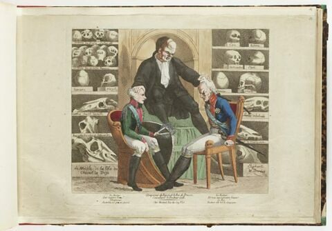 L'Empereur de Russie et le Roi de Prusse, / Consultant le Docteur Gall, image 1/1