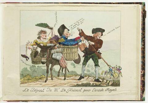 Le Départ de Mr De Génicourt pour l'armée Royale, image 1/1
