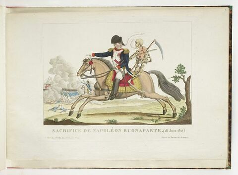 Sacrifice de Napoléon Buonaparte. (18 Juin 1815)