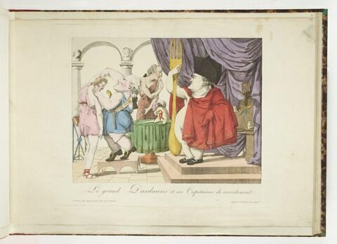 Le grand Dardanus et ses Capitaines de recrutement., image 1/1