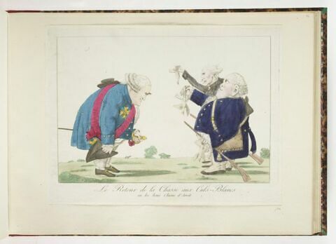 Le Retour de la Chasse aux Culs-Blancs / ou les bons Chiens d'Arrêt., image 1/1