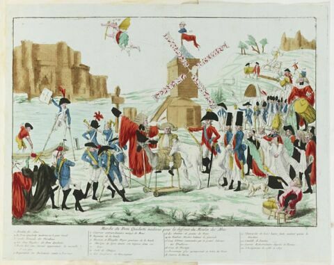 Marche du Dom Quichotte moderne pour la deffence du Moulin des Abus, image 1/1