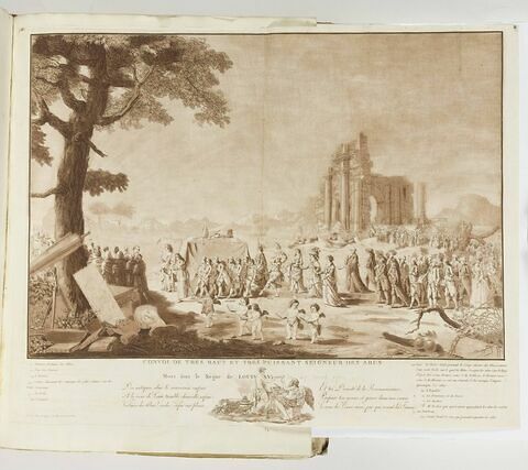Convoi de tres haut et tres puissant seigneur des abus / Mort sous le Règne de Louis XVI le 27 Avril 1789, image 1/1