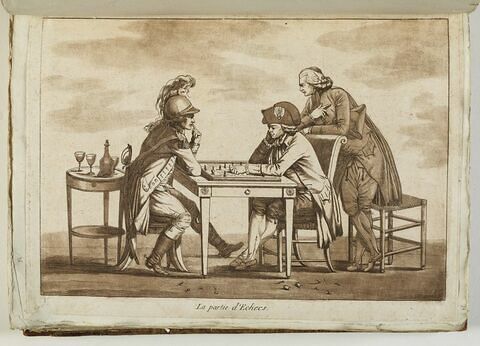 La partie d'Echecs., image 1/1