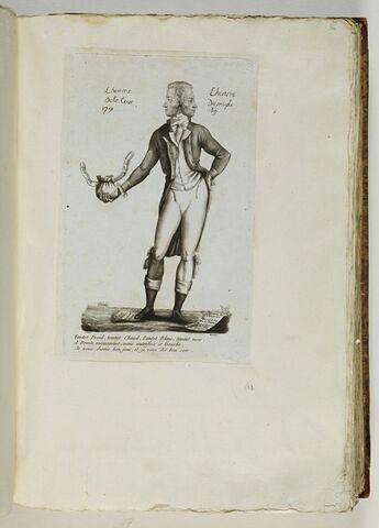 L'homme Du peuple 1789 / L'homme De la Cour, 1791 ... / Tantot Froid, tantot Chaud, Tantot Blanc, tantot noir, / A Droite maintenant, mais autrefois à Gauche, Je vous disois bon jour, et je vous dis bon soir.