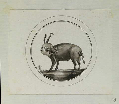 Caricature de Louis XVI, image 1/2