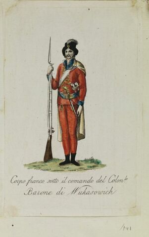 Corpo franco sotto il comando del Colon.lo Barone di Wukasowich, image 1/1