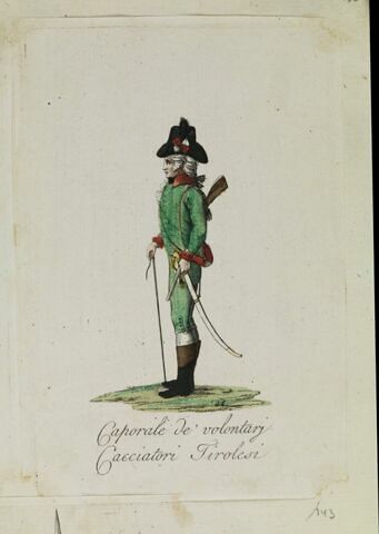 Caporale de'volontari / Cacciatori Tirolesi, image 1/1